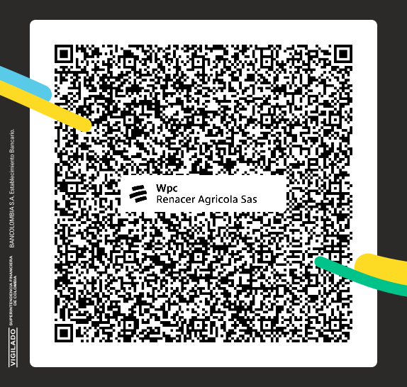 Código QR Bre-B para pagar a WPC Renacer Agrícola S.A.S.